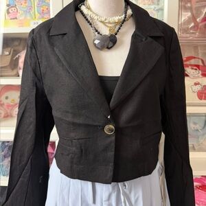 Elegant Black Women's Blazer